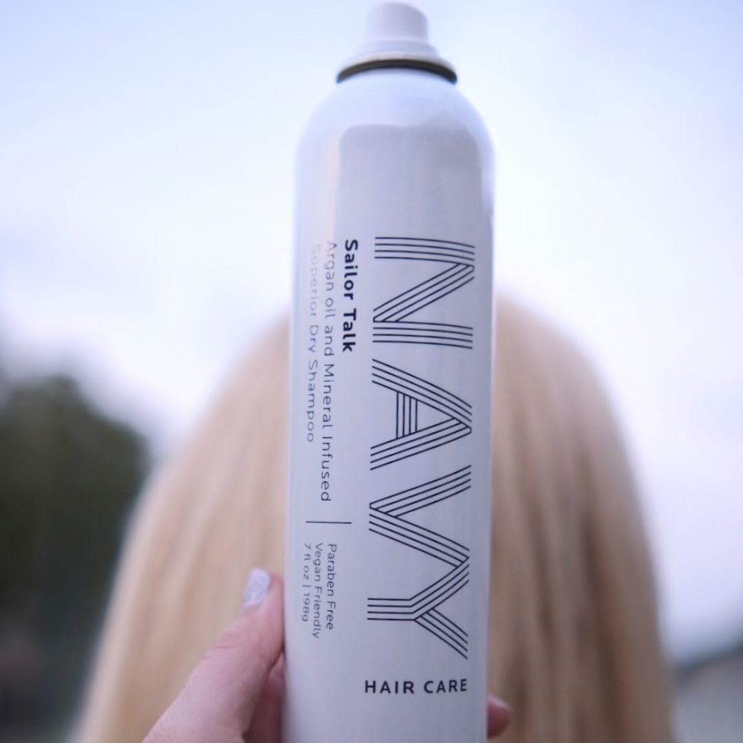 NAVY HAIR CARE Sailor Talk Shampoing Sec - huile d'argan, nourrissante et protectrice.