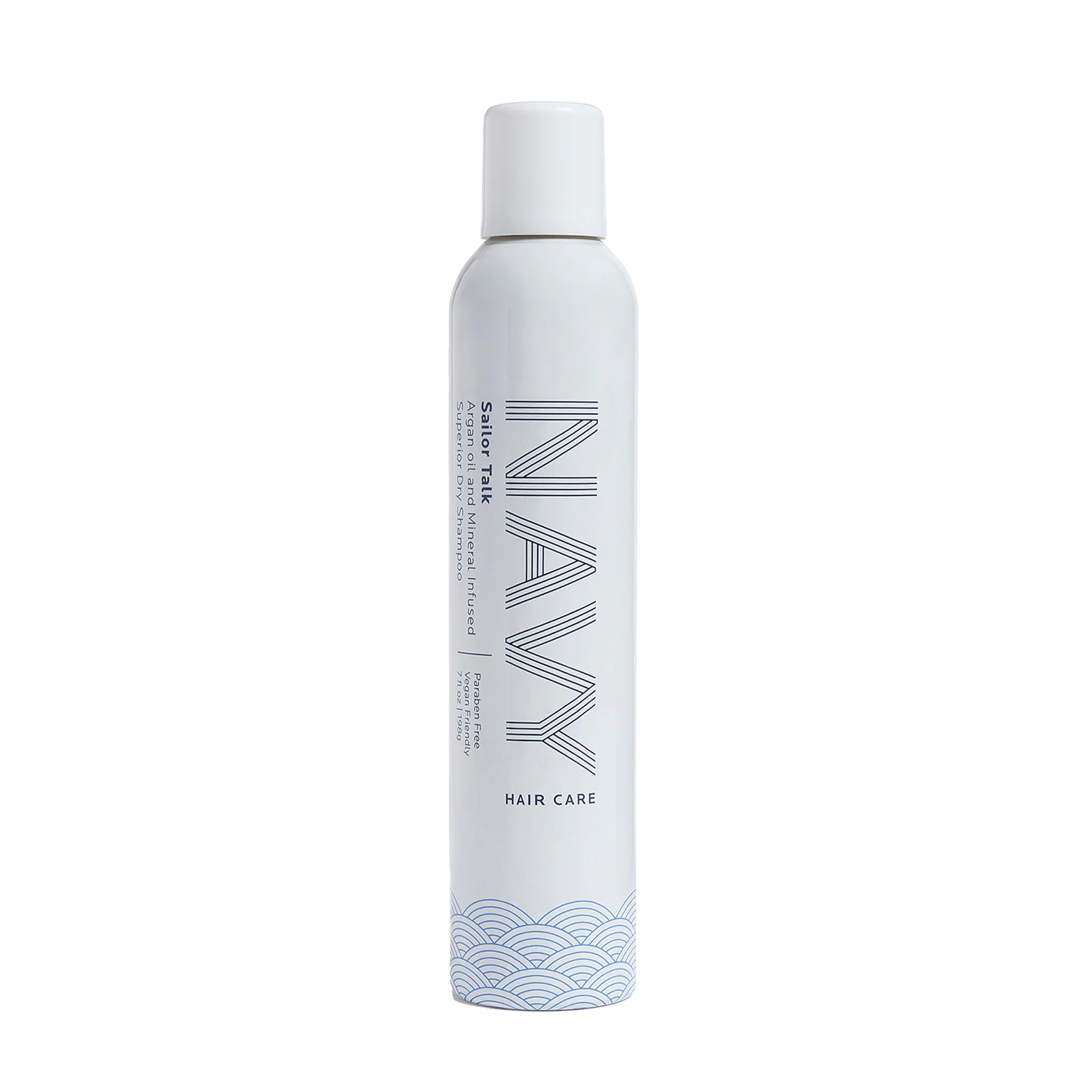 NAVY HAIR CARE Sailor Talk Shampoing Sec - bouteille, absorption rapide et fraîcheur durable.
