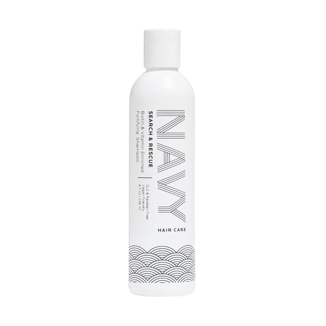 Shampooing Recherche et Sauvetage NAVY HAIR CARE pour cheveux plus forts et volumisés