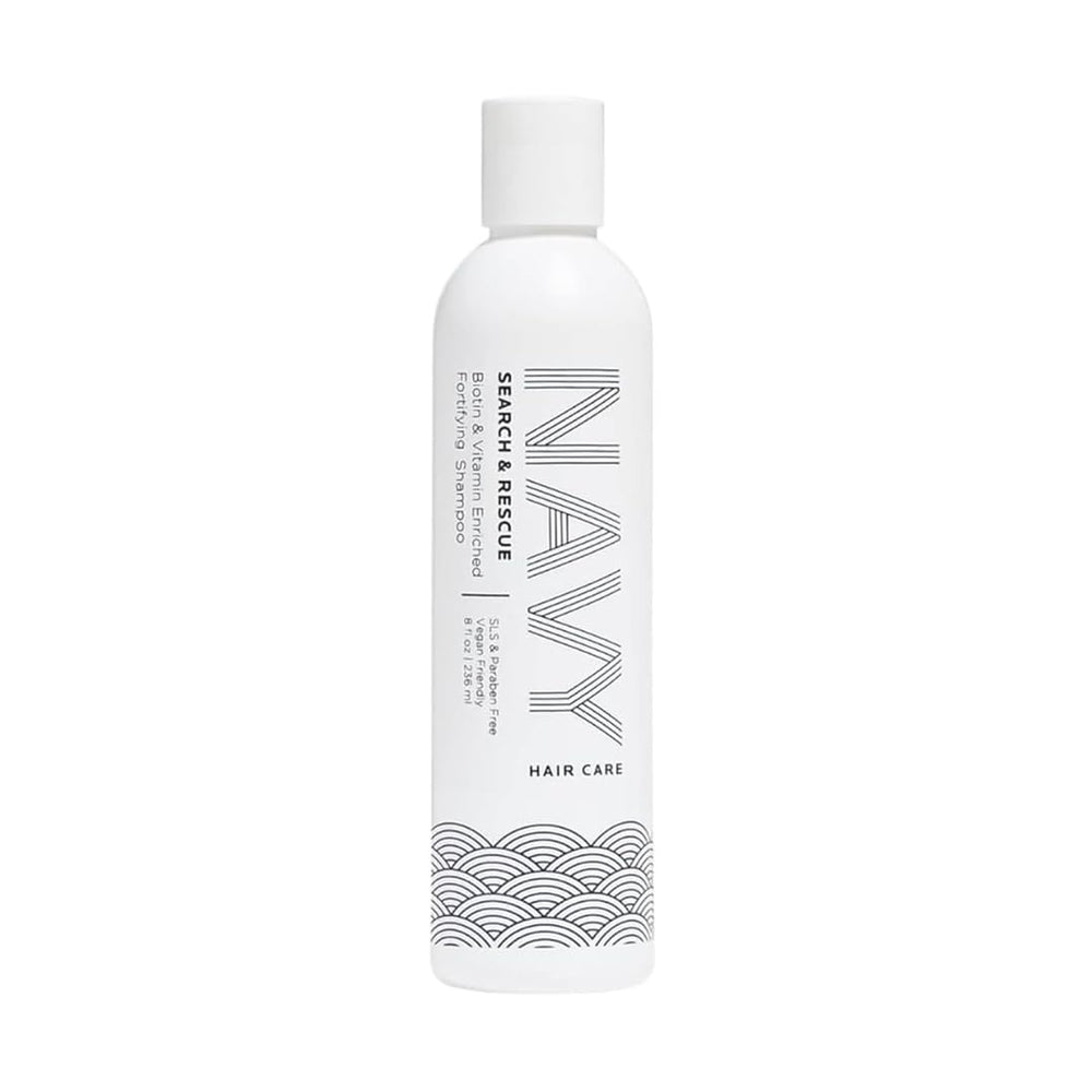 Shampooing Recherche et Sauvetage NAVY HAIR CARE pour cheveux plus forts et volumisés
