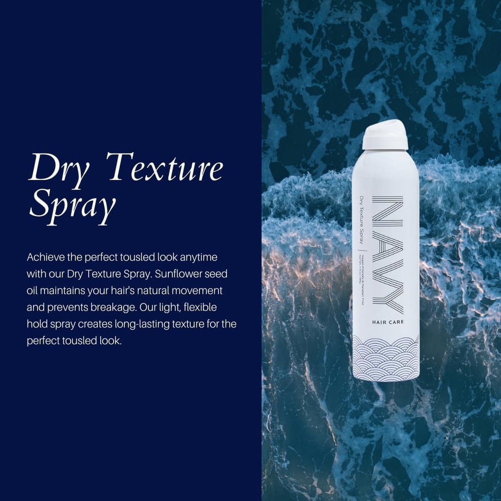 NAVY HAIR CARE Spray Texture Sec – volume instantané sur cheveux fins sans alourdir.