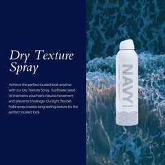 NAVY HAIR CARE Spray Texture Sec – volume instantané sur cheveux fins sans alourdir.