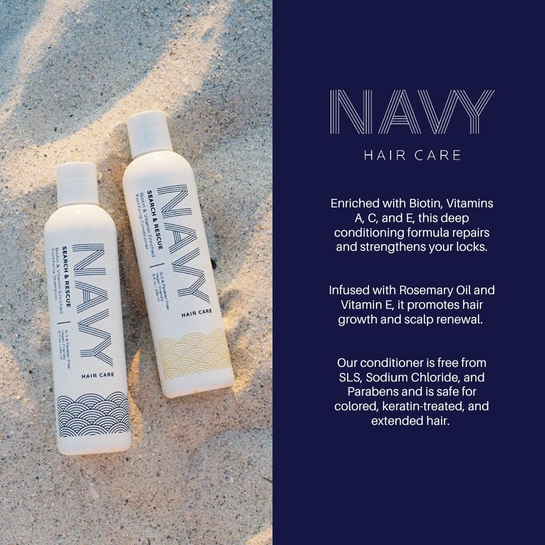 NAVY Hair Care - mode d'utilisation de l'après-shampooing, soin sur cheveux humides.
