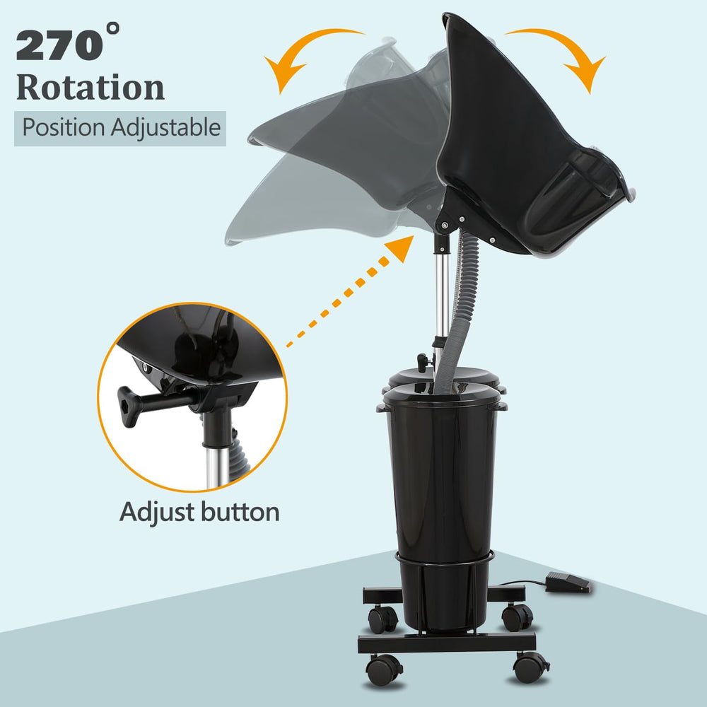 Nazalus lavabo-pp-thermique-hauteur-ajustable, ajuste facilement l'angle et la hauteur.