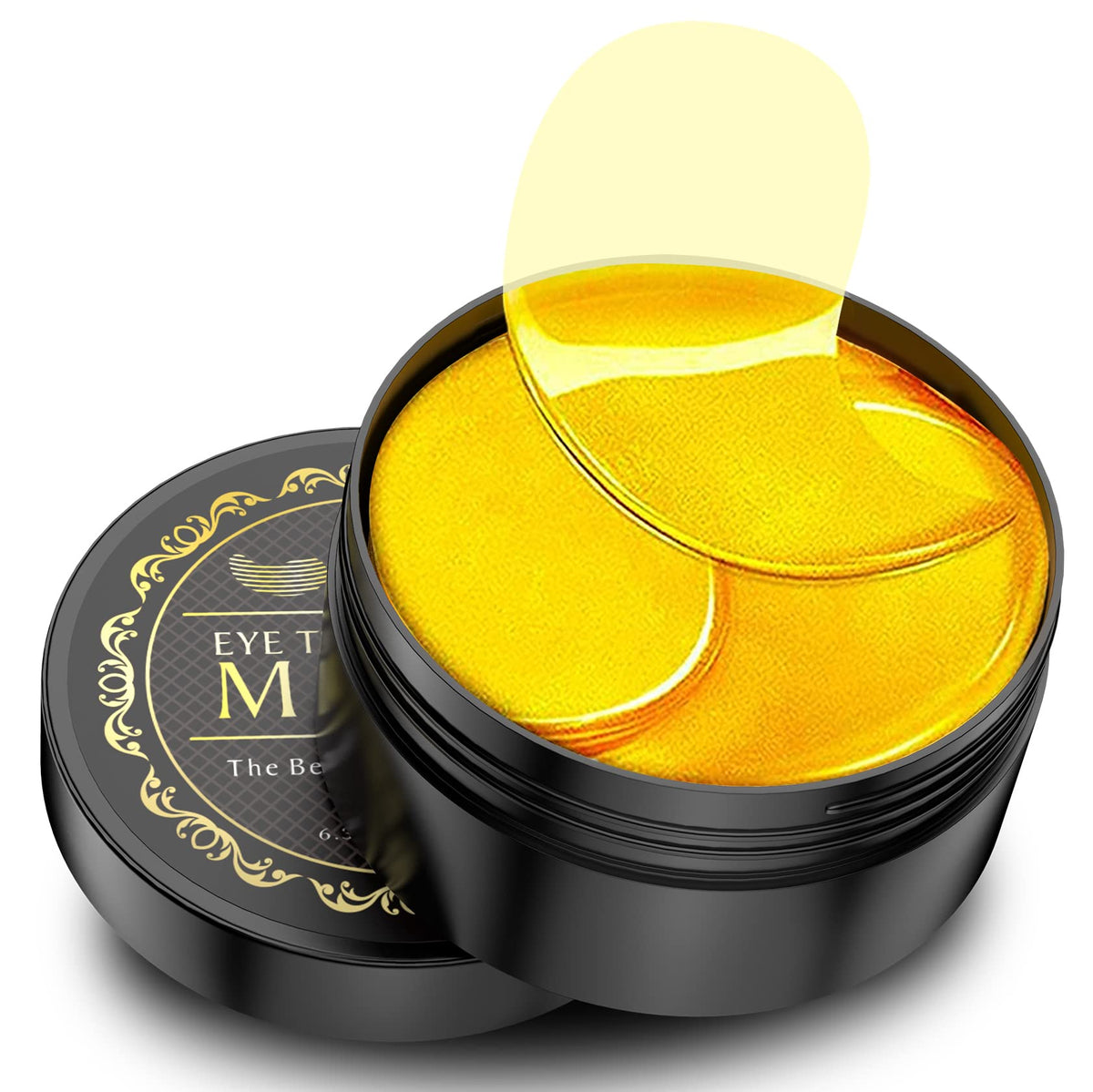 NAZANO Or 24K patches yeux avant-après, regard plus frais et peau lumineuse
