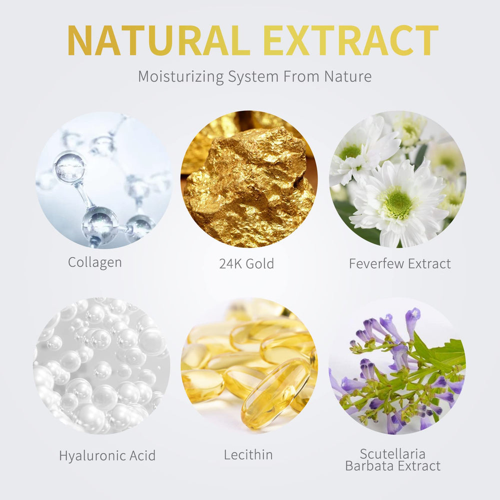 NAZANO Or 24K patches yeux hydratation profonde sur peau délicate