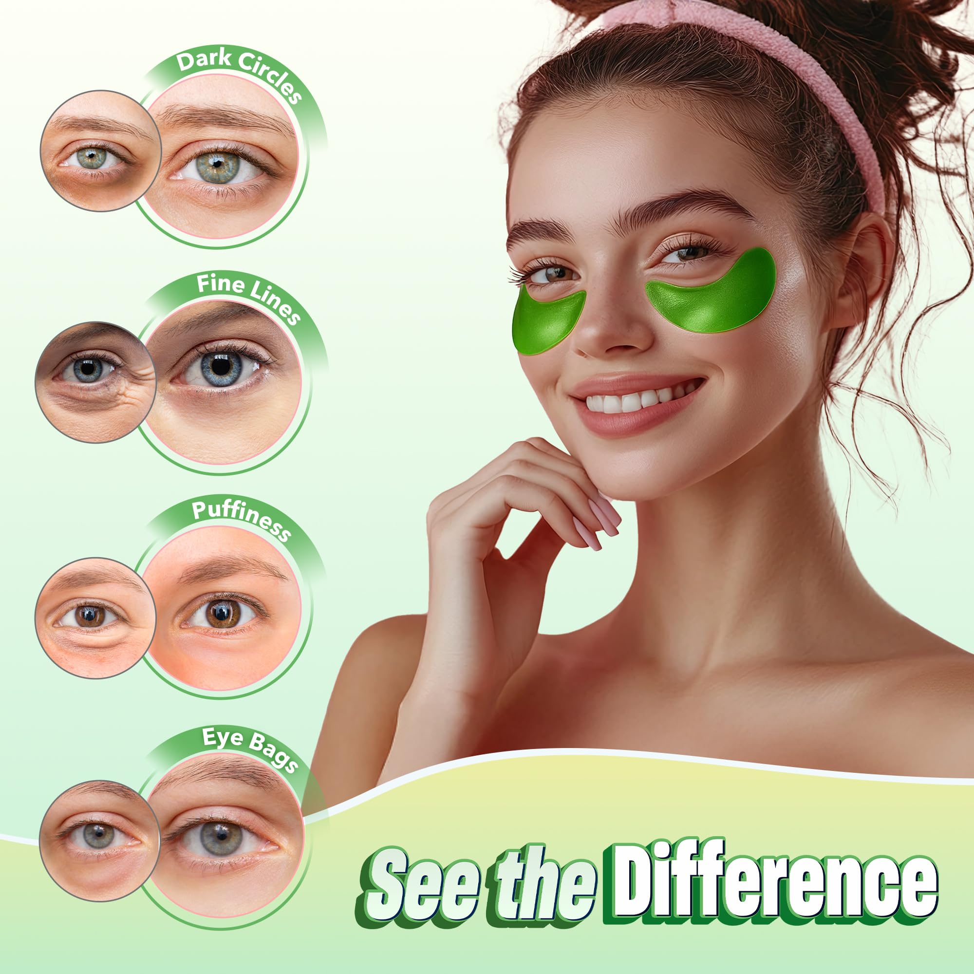NAZANO patchs yeux acide hyaluronique pour hydratation durable