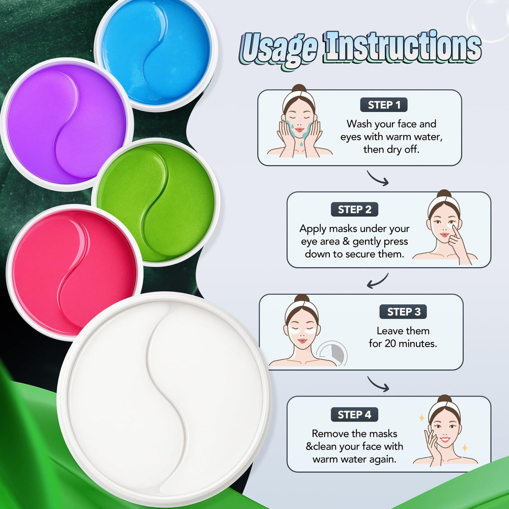 NAZANO patchs sous les yeux – application simple de 20 minutes pour votre routine