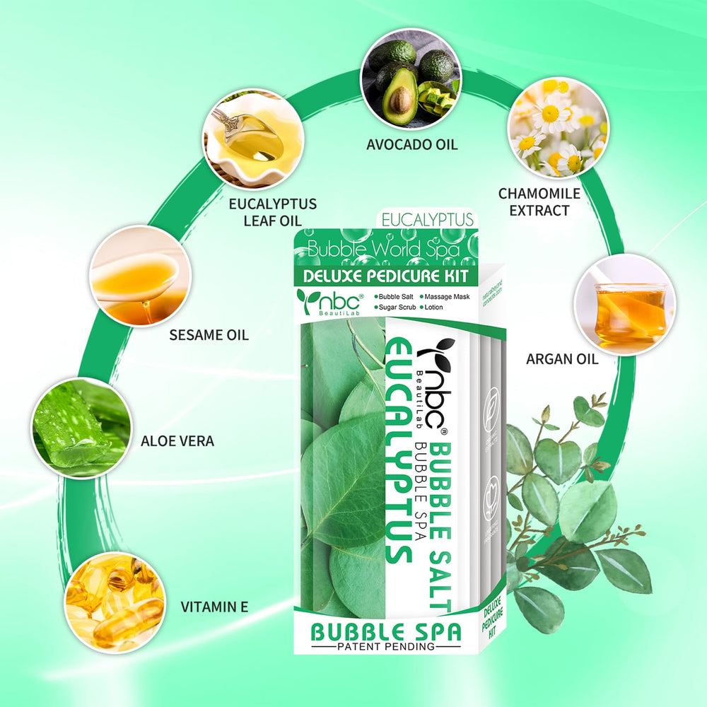 NBC BeautiLab Kit pédicure – quatre-etapes: routine complète à domicile.
