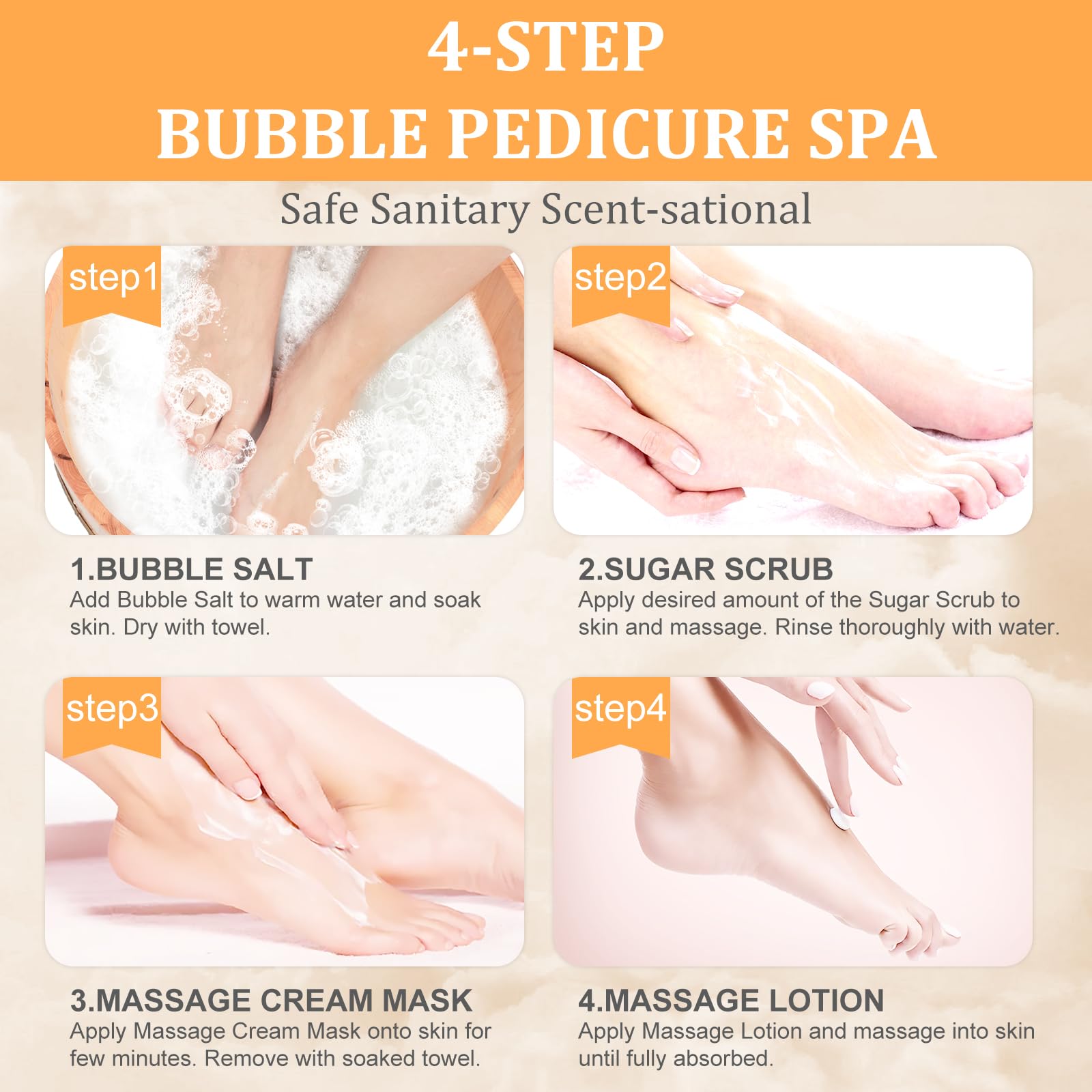 nbc BeautiLab kit-pieds-secs pour soulager les pieds fatigués