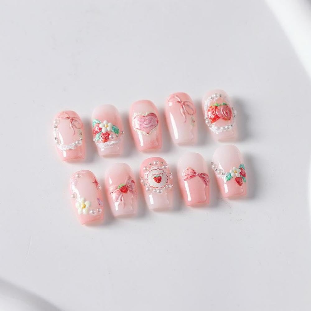 NBNTGH Stickers Ongles Rose Dentelle, apportent une touche délicate à la manucure.