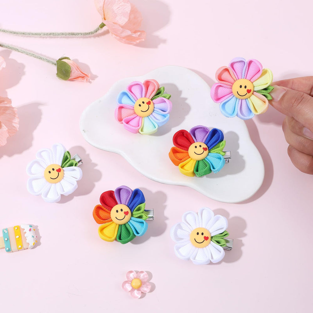 Lot de 6 barette NCMAMA pour enfants, coloré et pratique