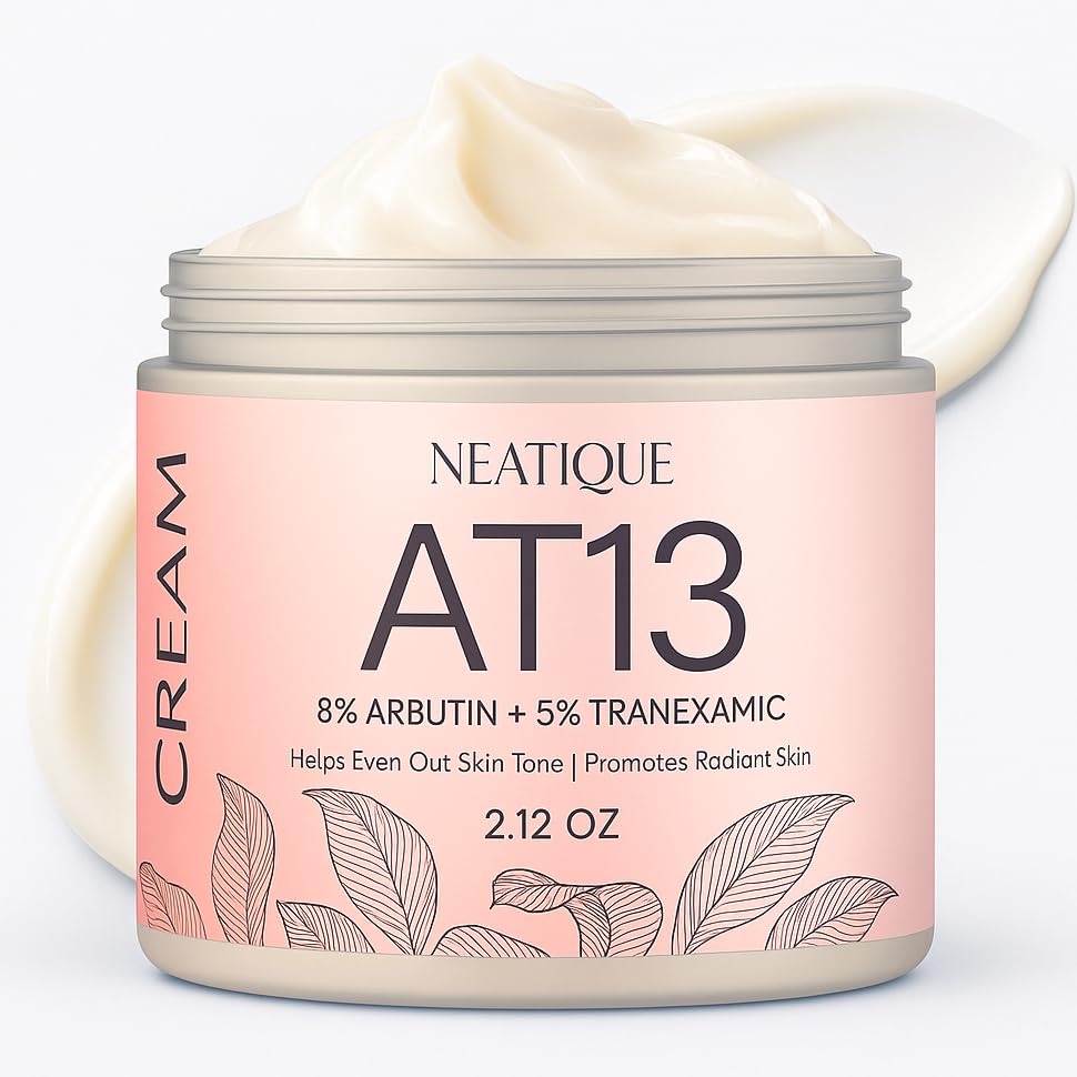 Neatique crème arbutine 8% et acide tranexamique — usage quotidien pour teint homogène.