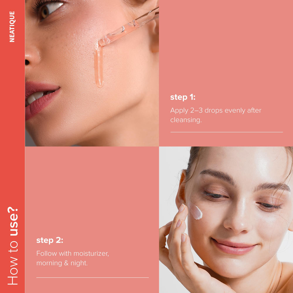NT16+ — Routine jour et nuit simplifiée pour une peau soignée grâce au sérum.