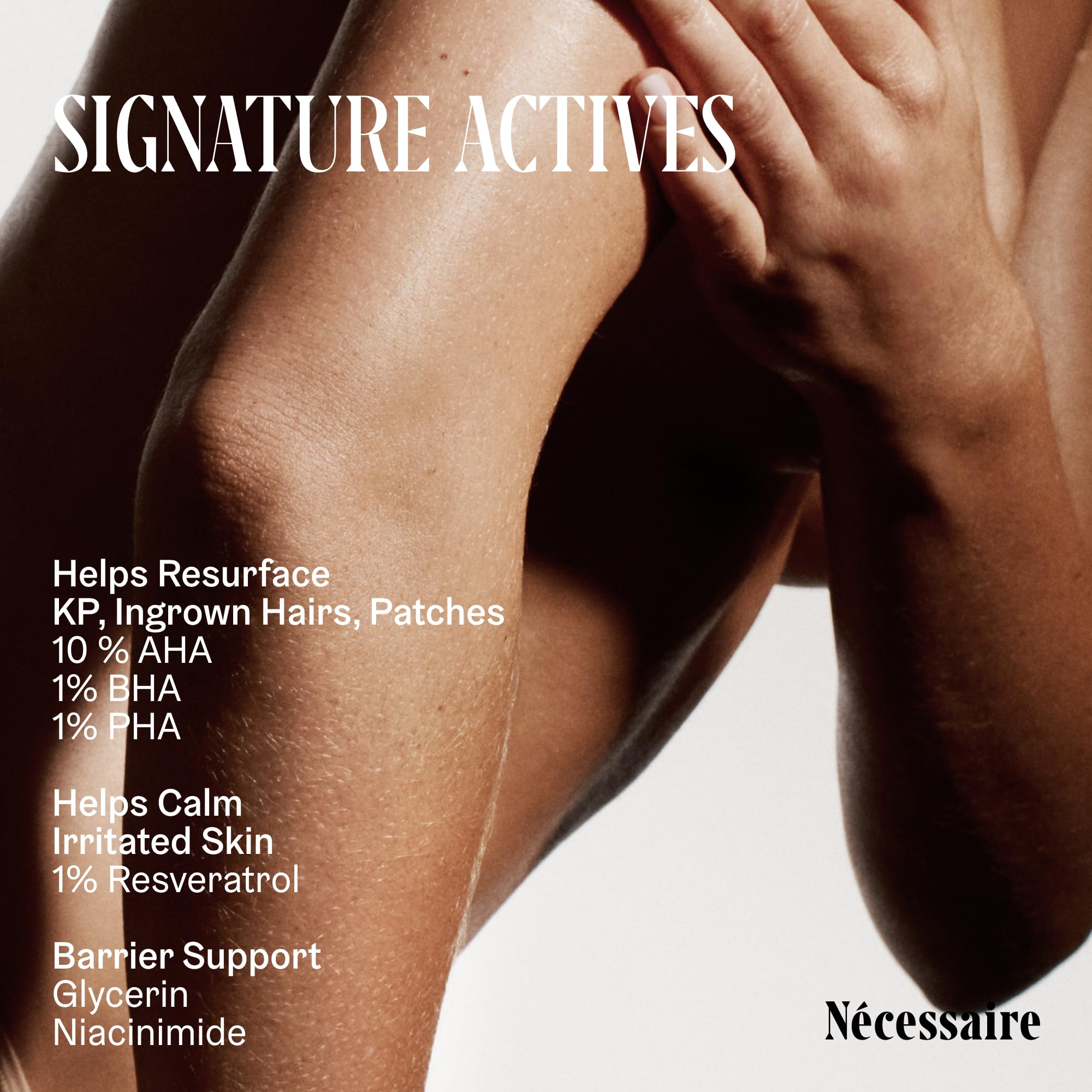 Utilisation nocturne recommandée du Nécessaire Body Peel