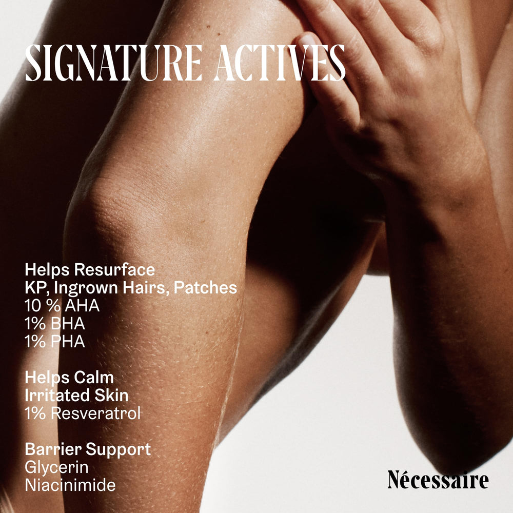 Utilisation nocturne recommandée du Nécessaire Body Peel