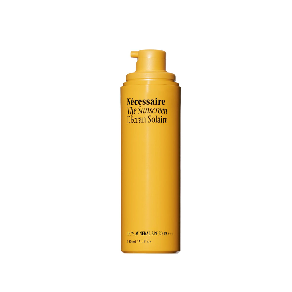 Nécessaire: bouteille solaire minérale pour le corps SPF30.