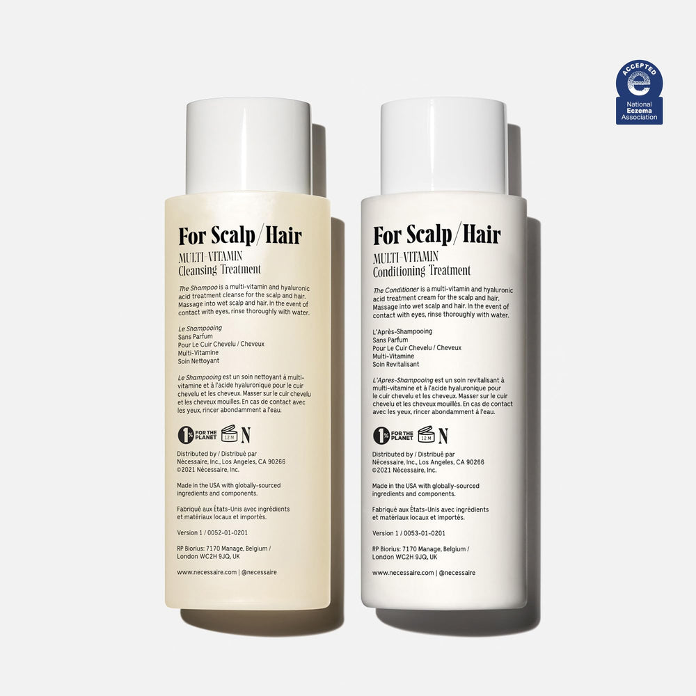 Nécessaire Après-shampoing hyaluronique: démêlage en douceur et brillance naturelle.