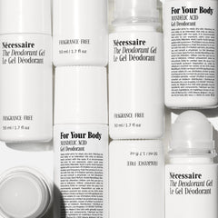 Nécessaire Gel Déodorant – ingrédients acide mandélique apaisants et équilibrants