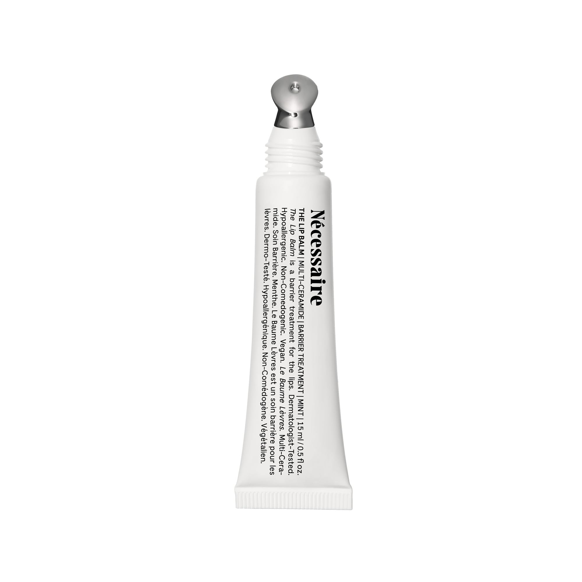 Nécessaire baume à lèvres, tube et étui, hydratation rapide des lèvres.
