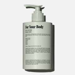 Nécessaire Body Lotion Eucalyptus, pompe : absorption rapide sans gras.