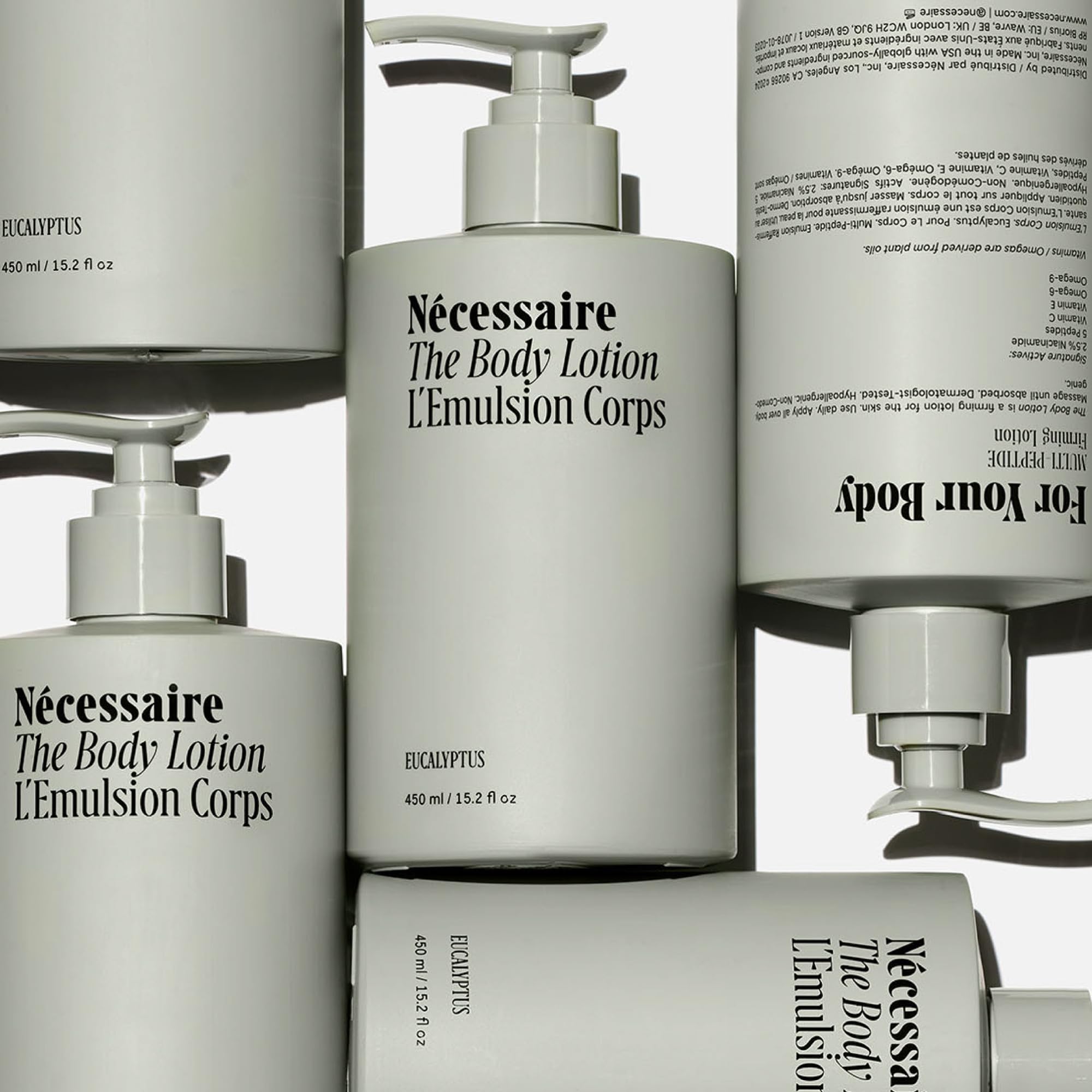 Texture légère et absorption rapide de Nécessaire Body Lotion Eucalyptus.