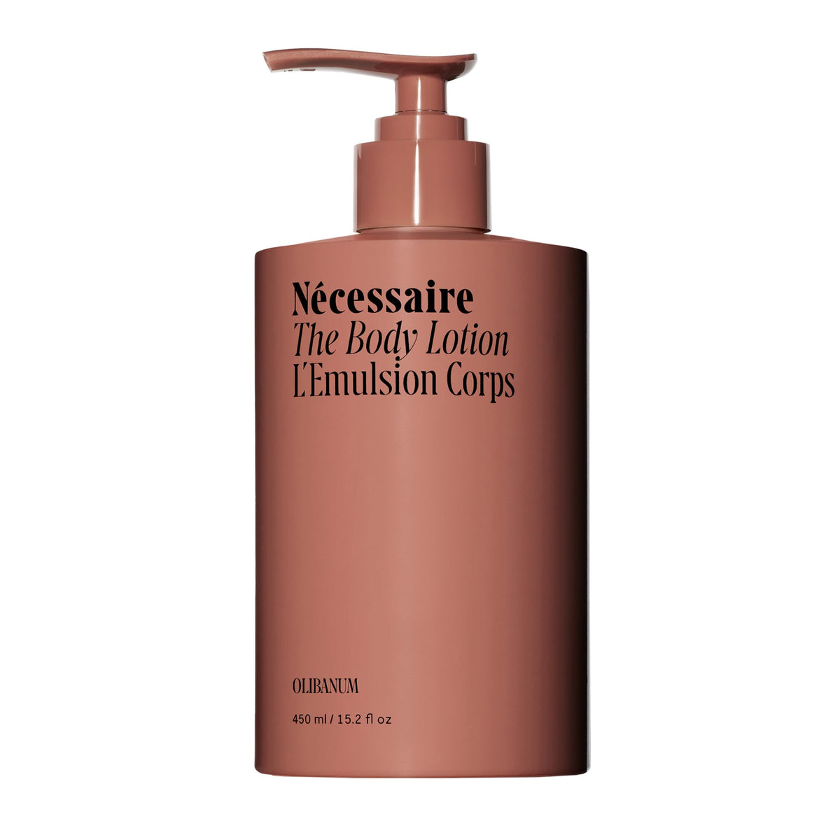 Nécessaire The Body Lotion Olibanum : bouteille élégante prête à l'hydratation