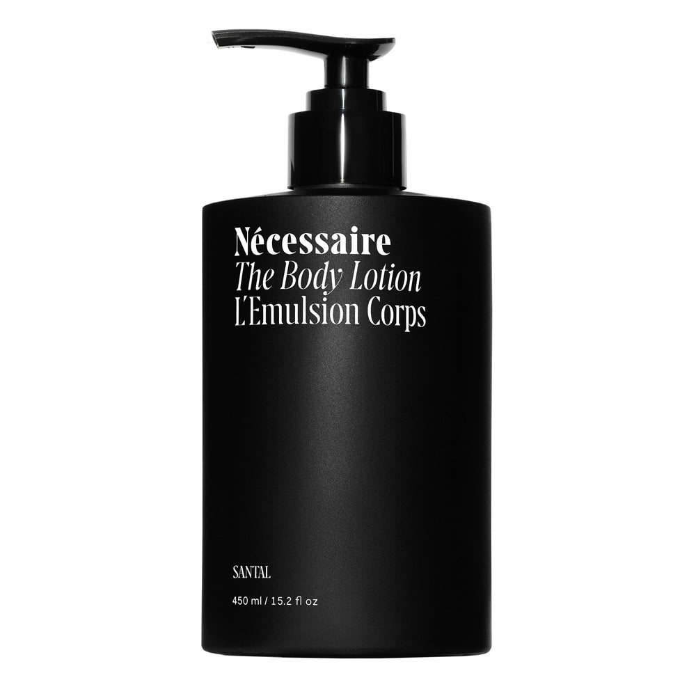 Lotion Nécessaire Santal, application quotidienne fluide et hydratante.