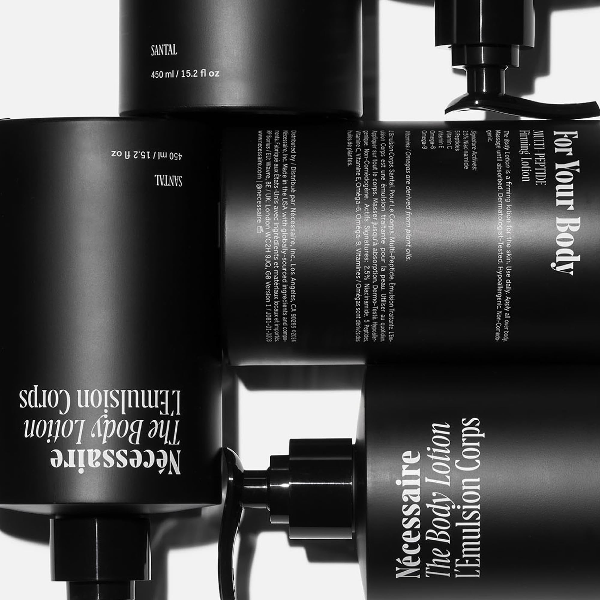 Lotion Nécessaire Santal 2,5% niacinamide soutien de la barrière.