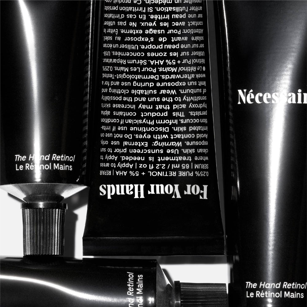 Nécessaire Hand Retinol : application nocturne sur les mains, douceur au réveil.