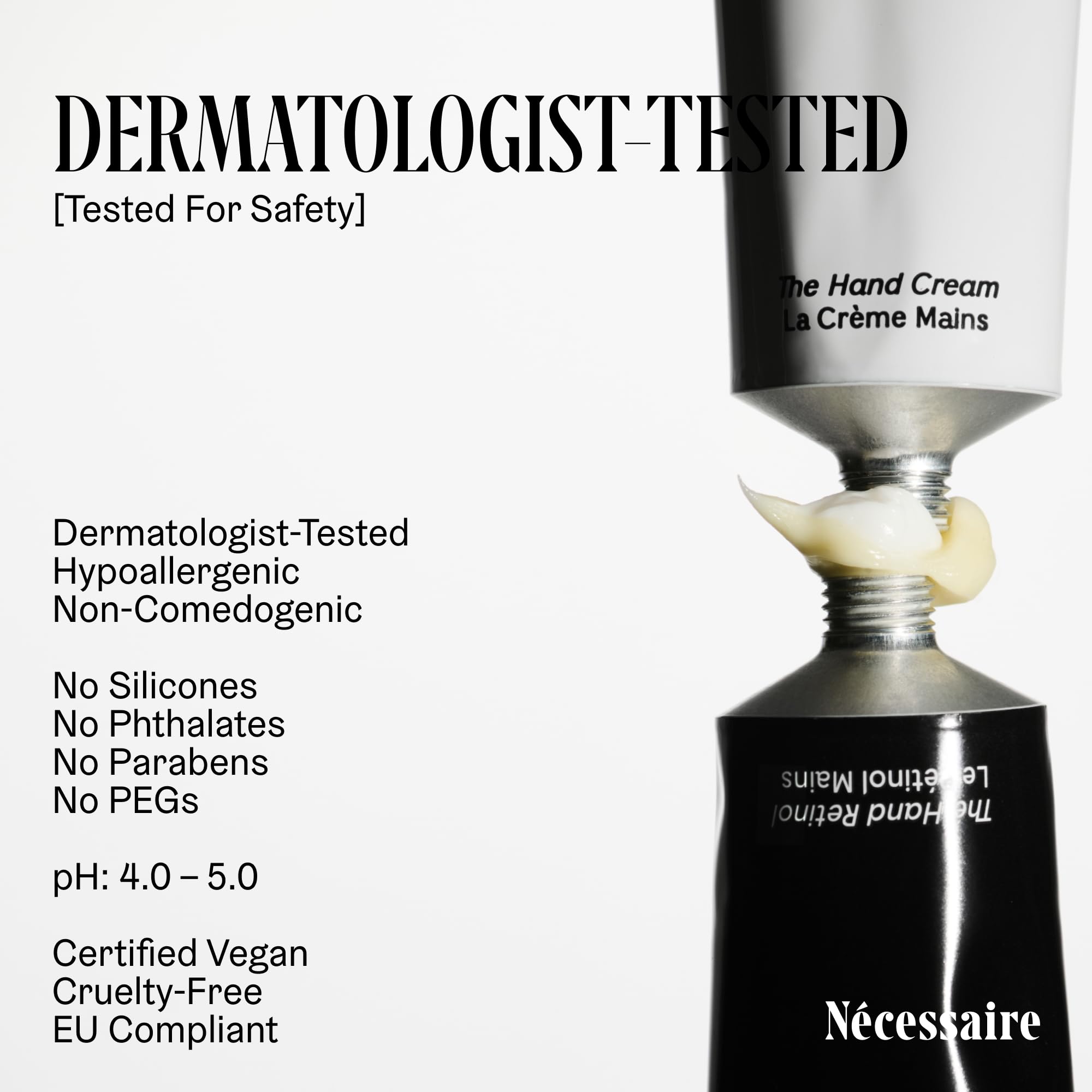 Nécessaire Hand Retinol : bouteille de 65 ml pour une routine durable.