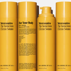 Nécessaire: oxyde de zinc minéral pour une protection solaire fiable.