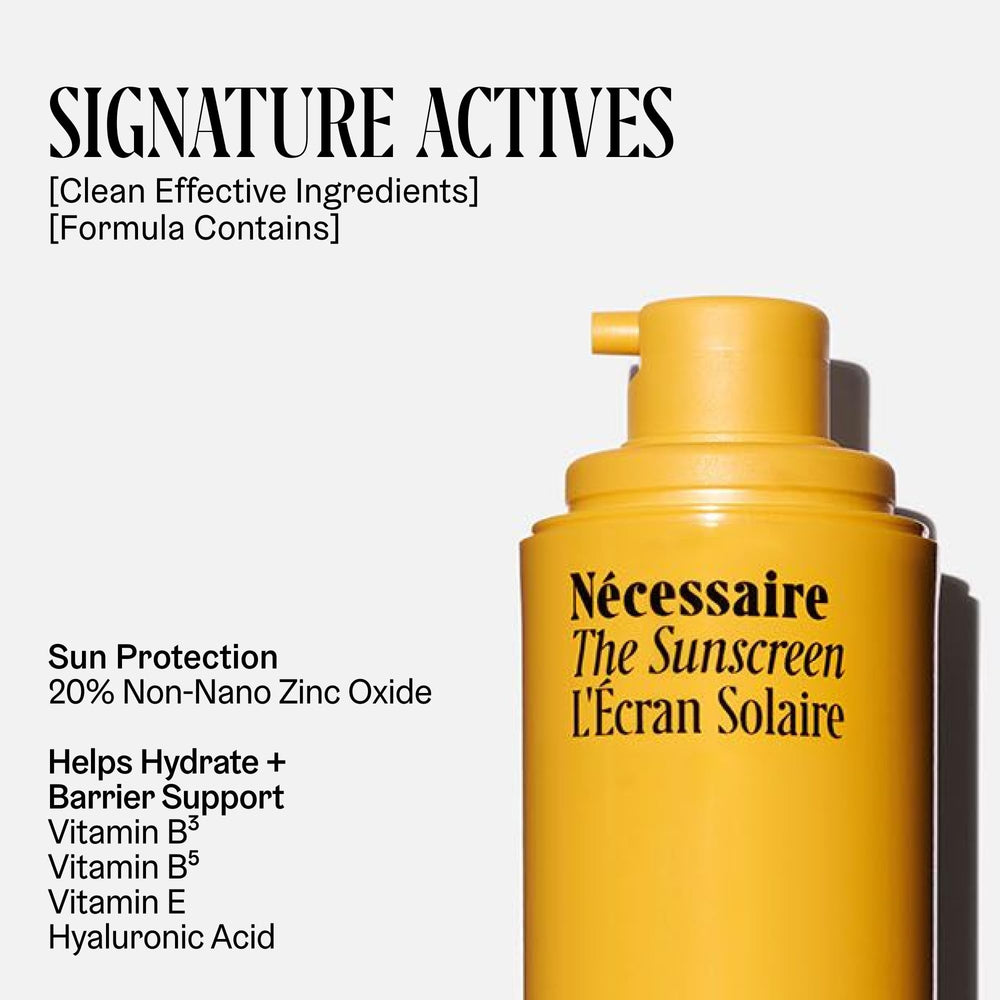 Nécessaire: panthénol hydratant qui apaise la peau du corps.