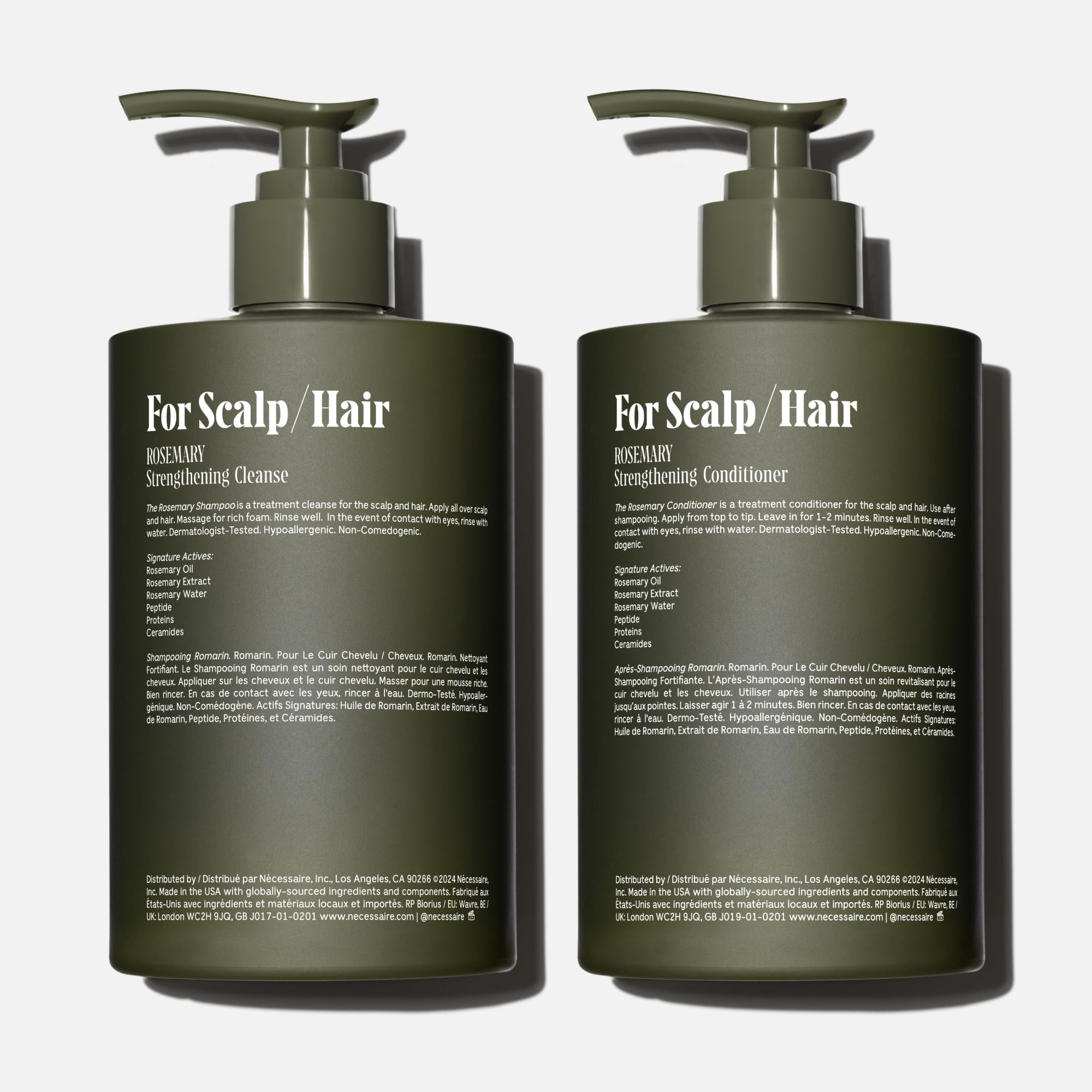 Nécessaire Rosemary Après-Shampoing Bouteille : démêlage sans lourdeur.