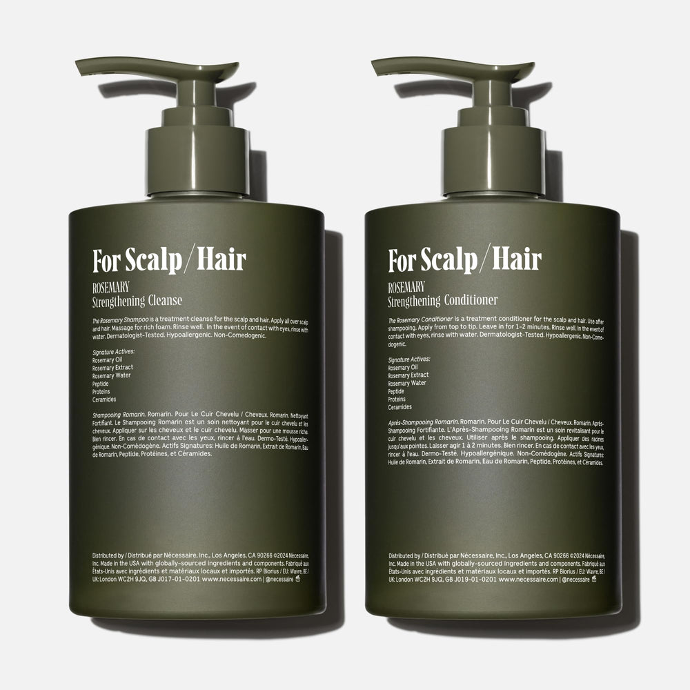Nécessaire Rosemary Après-Shampoing Bouteille : démêlage sans lourdeur.