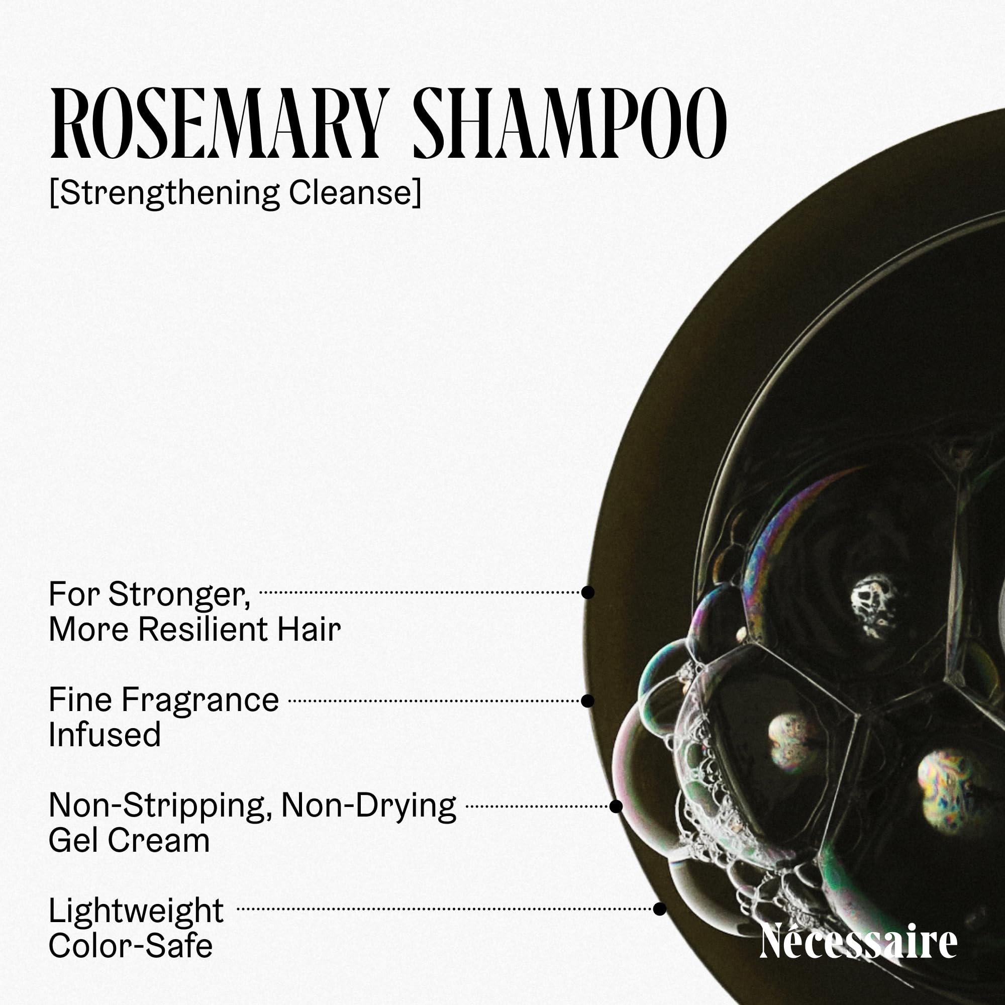 Nécessaire Rosemary Protéines Végétales : renforcement des fibres capillaires.