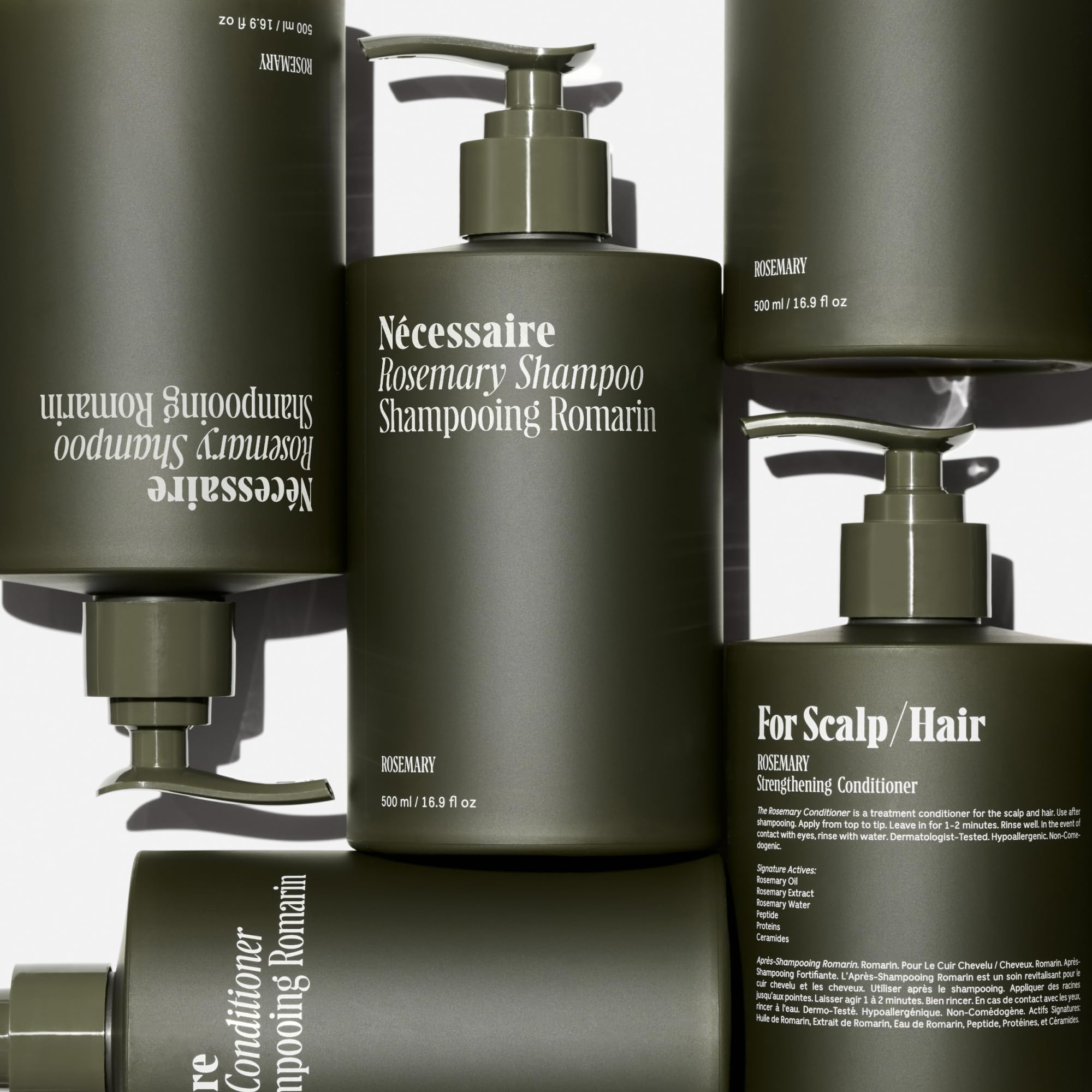 Nécessaire Rosemary Senteur Romarin: parfum rafraîchissant pour routine cheveux.
