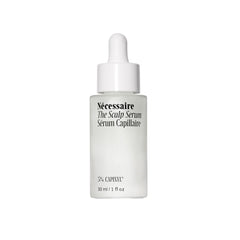 Nécessaire Scalp Serum: bouteille en verre recyclable pour une routine durable.