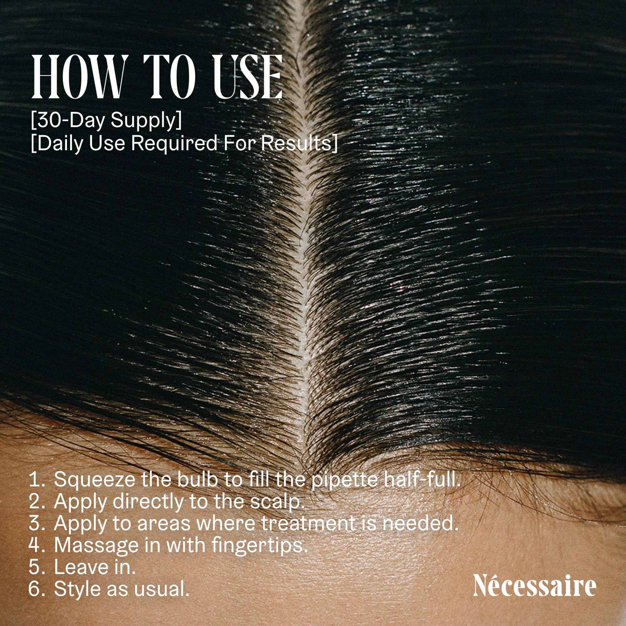 Nécessaire Sérum Romarin - formulation sans additifs agressifs pour cheveux plus sûrs.