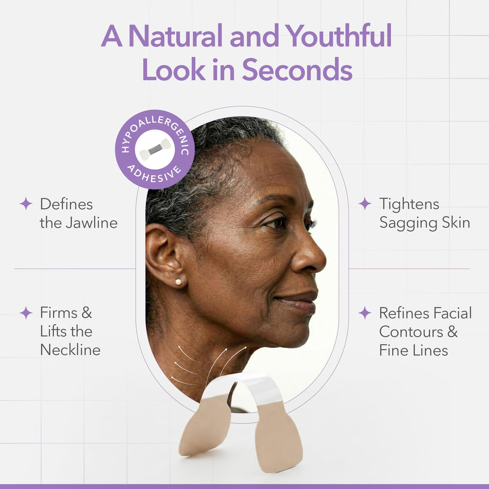 NECK LESS film-ultra-fin-transparent pour une tenue naturelle sous le maquillage.