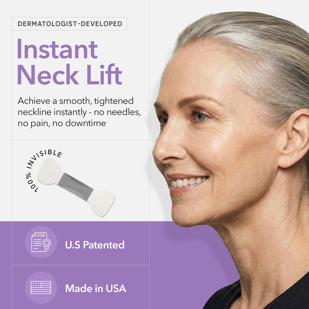 NECK LESS ligne-macheoire-definie-rapide pour une apparence structurée sans chirurgie.