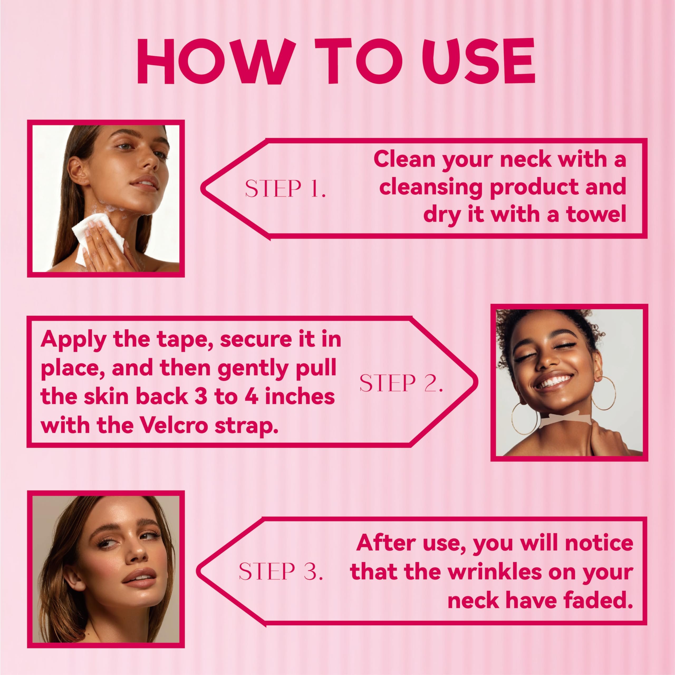 necklift-tape usage quotidien: confort durable sur la peau