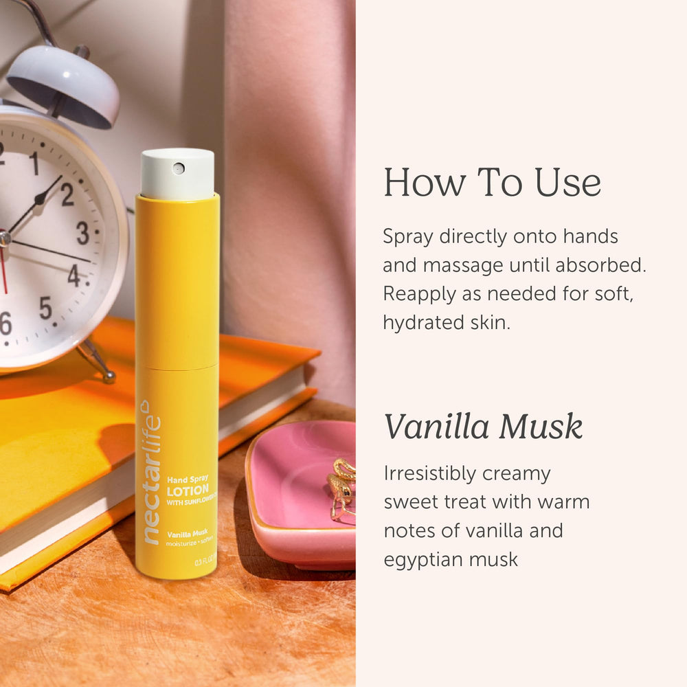 Nectar Life porte-mains compact 10ml, idéal en déplacement.