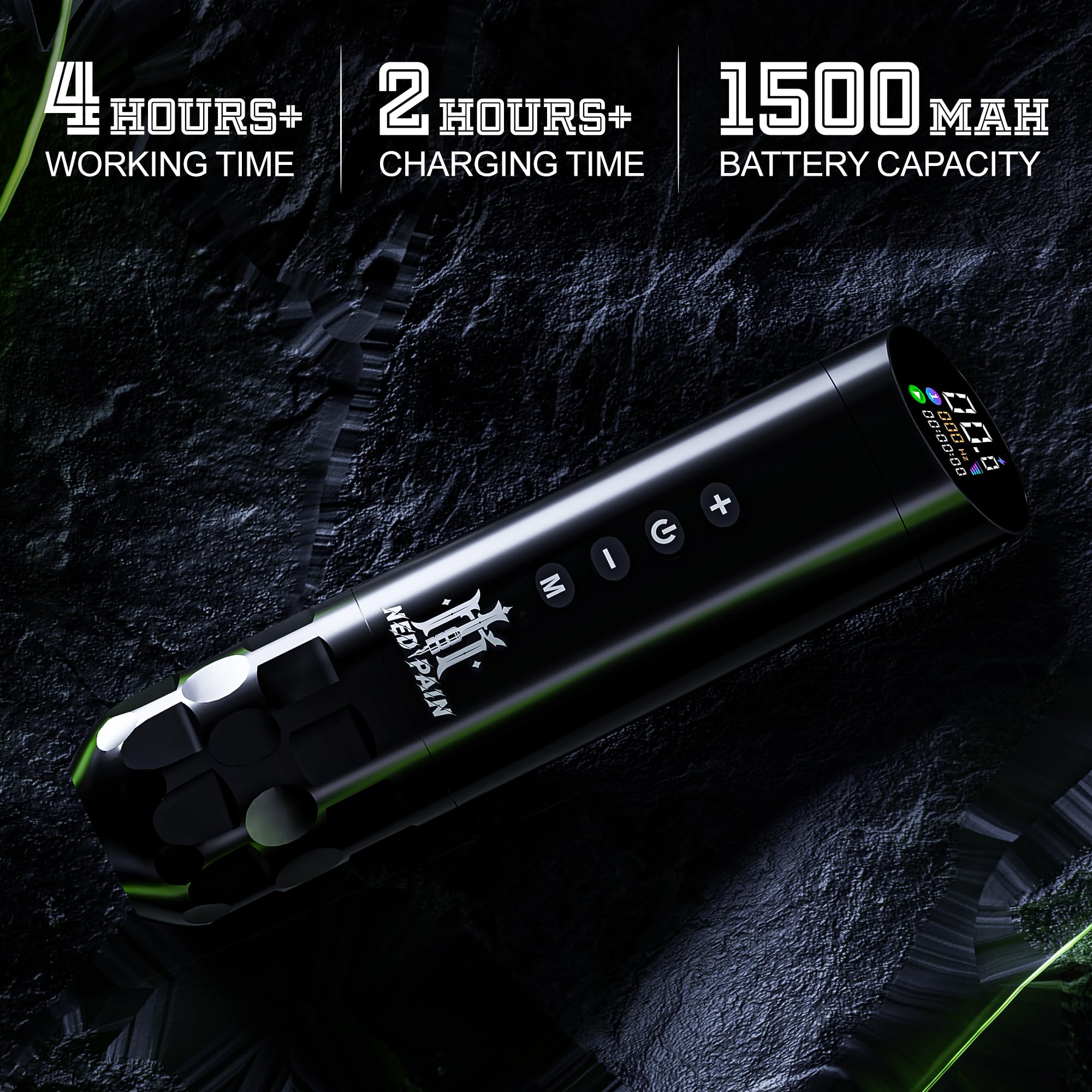 NEDPAIN Moteur direct-drive 8500rpm assure des traits nets.