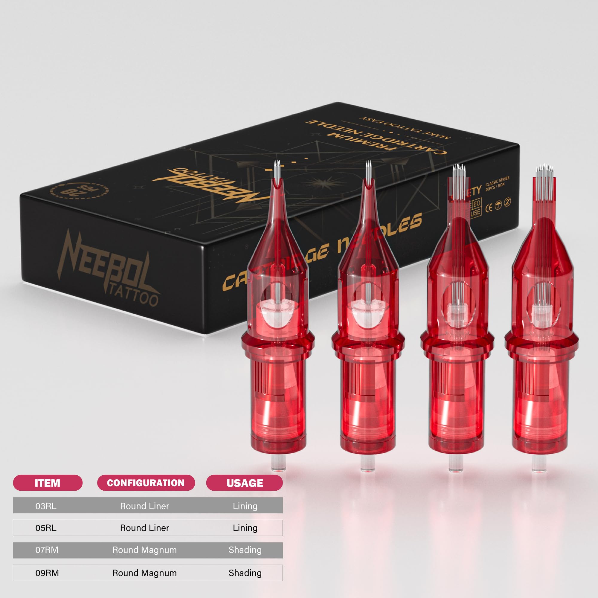 Neebol Tattoo Gun Kit station de charge pratique.