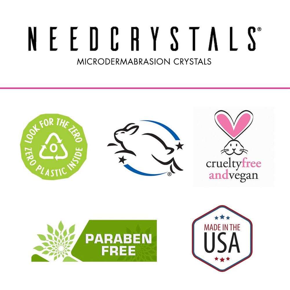 NeedCrystals cicatrices minimisées, texture plus uniforme après utilisation régulière.