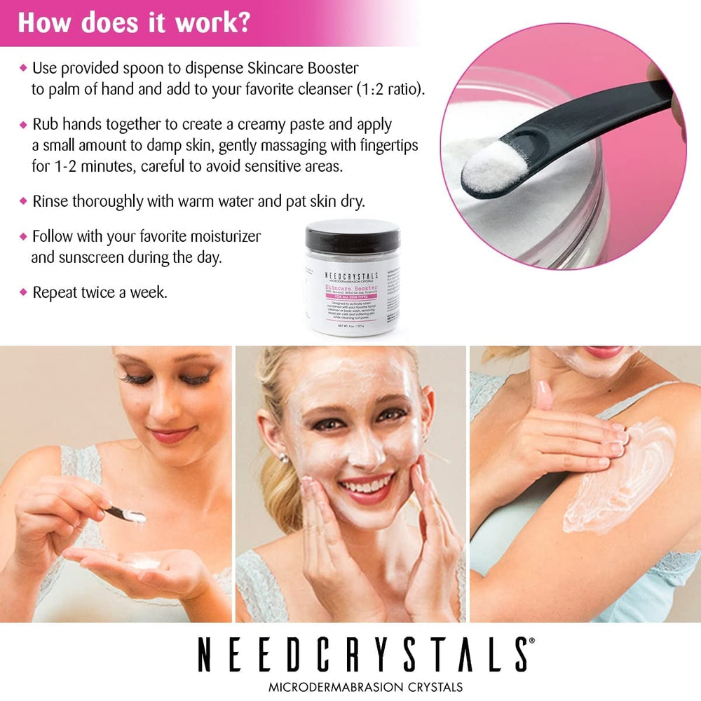 NeedCrystals éclat visage, rituel spa à domicile pour peau radieuse.