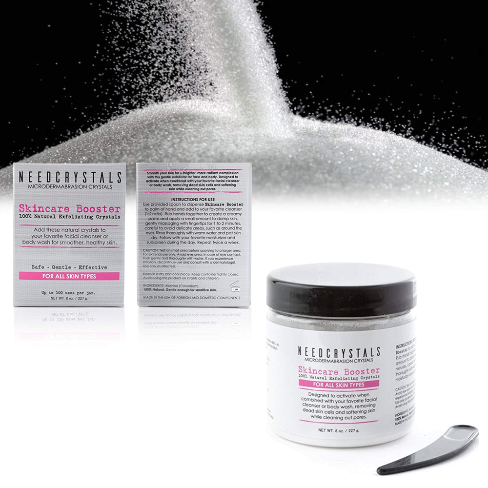 NeedCrystals exfoliation douce – exfoliation légère révélant une peau plus saine