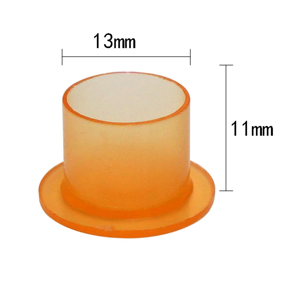 Needlehouse tasses d'encre tatouage transparentes 10x8mm pour pigments faciles à gérer