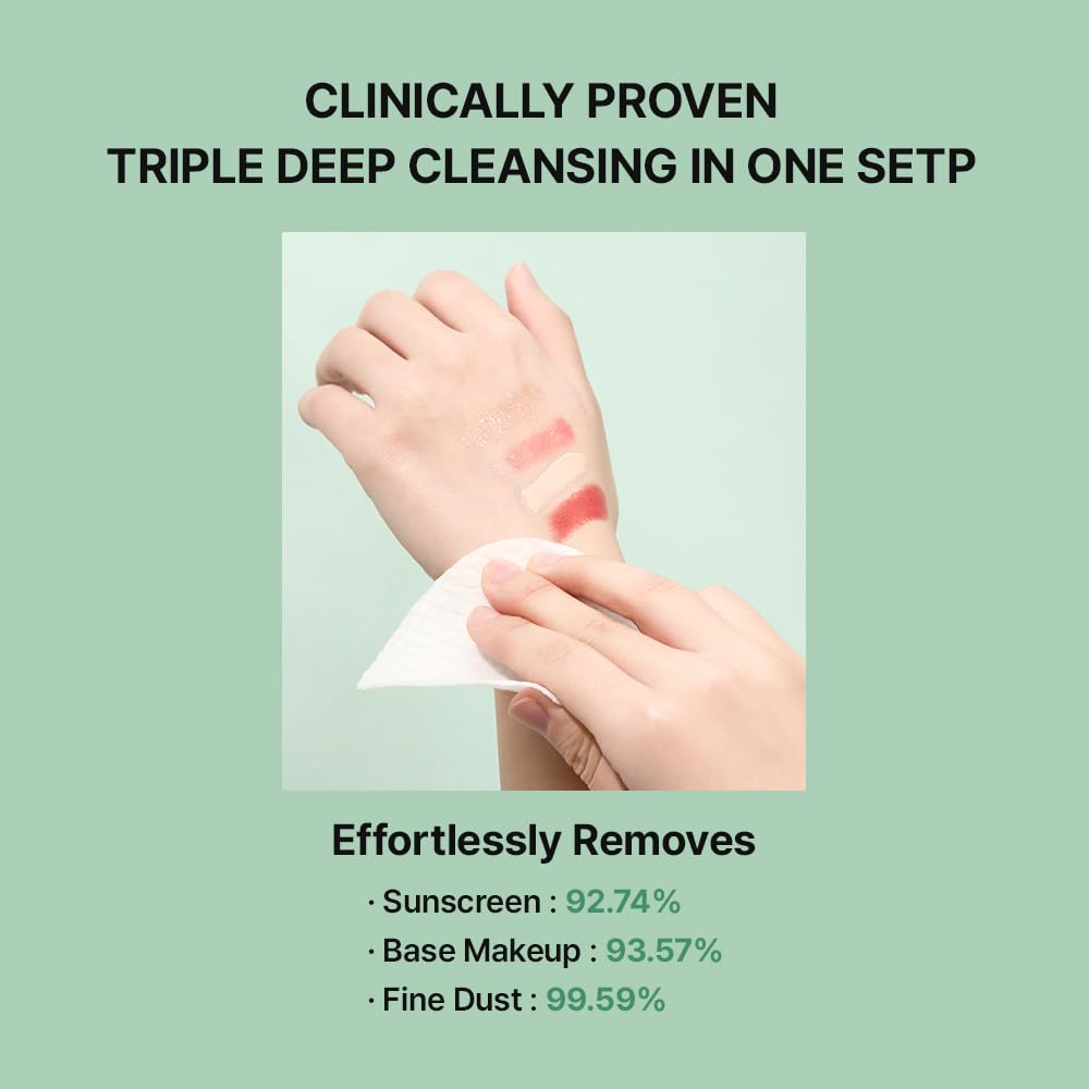 Application scene with NEEDLY pad on skin for soothing cleansing.